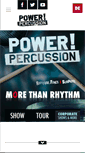 Mobile Screenshot of powerpercussion.de